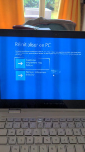 Photo de galerie - Réinitialisation du PC, suites à de multiples dysfonctionnement, Bug informatique ou oubli de mot de passe ..