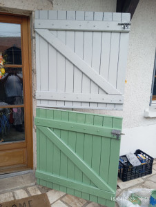 Photo de galerie - Remise en peinture de volets