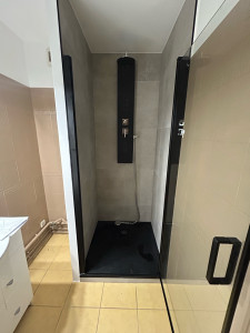 Photo de galerie - Changement cabine de douche en receveur 