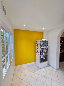 Photo de galerie - Faux  plafond  enduit général et peinture 
