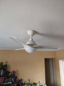 Photo de galerie - Pose d'un ventilateur de plafond 