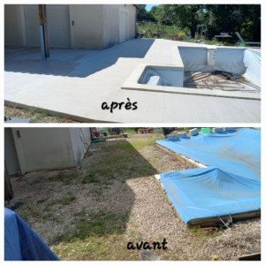 Photo de galerie - Plage de piscine carrelée 