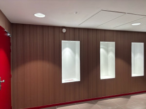 Photo de galerie - Pose du papier peint 