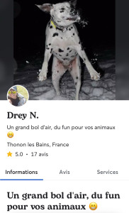 Photo de galerie - Profil sur Rover avec avis vérifiés