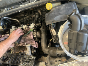 Photo de galerie - Nettoyer avant remplacement de l’injecteur 
