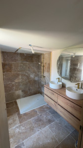 Photo de galerie - Création de la salle de bain complète car là j’alimentation sanitaire