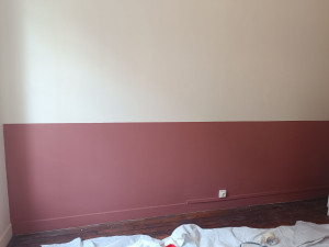 Photo de galerie - Réalisation d'un bandeau dans une chambre