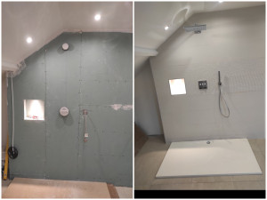 Photo de galerie - Placo et carrelage 