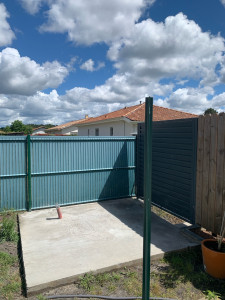 Photo de galerie - Dalle abris de jardin 5m2