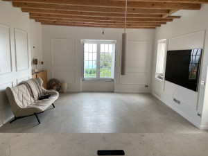 Photo de galerie - Salon d’un rénovation complet Cap D’Ail