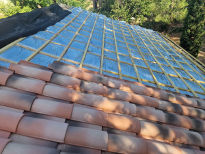 Photo de galerie - Réfection complète de toiture avec pose d'isolant 