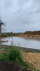 Photo de galerie - Coulage de dalle en béton