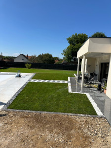 Photo de galerie - Gazon + gazon plaquage 