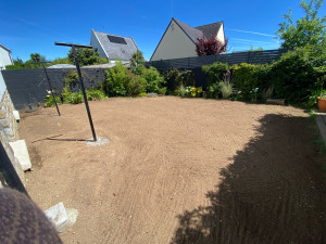 Photo de galerie - Création de votre pelouse : préparation du sol, nivellement et semis