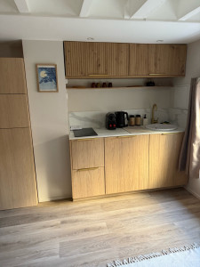 Photo de galerie - Nettoyage coin cuisine dans un appartement Rbnb 