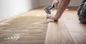 Photo de galerie - Rénovation intérieure : pose de parquet