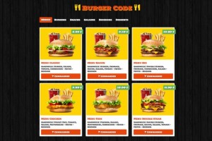 Photo de galerie - Site Web BurgerCode