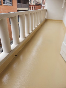 Photo de galerie - Pose étanchéité liquide 