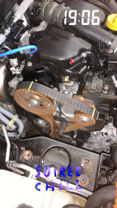 Photo de galerie - Distribution Megane 1,5 dci 