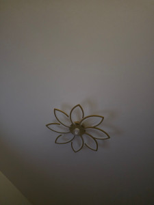 Photo de galerie - Montage lustre avec ventilateur 