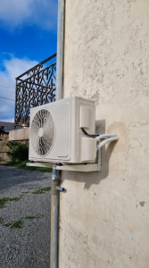 Photo de galerie - Installation d'une pompe a chaleur Air-air (clim réversible)