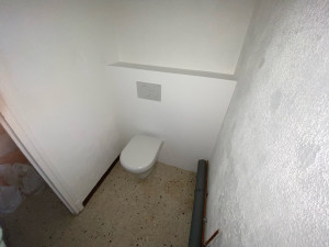 Photo de galerie - Installation d’un wc suspendue 