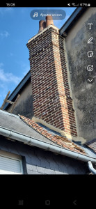 Photo de galerie - Joints de cheminée 