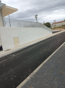 Photo de galerie - Pose de garde de corps métallique 