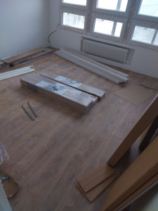 Photo de galerie - Pose de parquet - Revêtement de sol