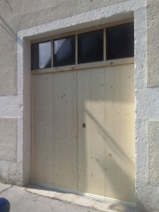Photo de galerie - Fabrication porte garage