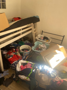 Photo de galerie - Chambre d’enfants abandonné  résultat avant