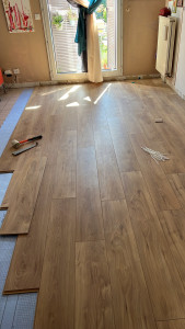 Photo de galerie - Pose de parquet 