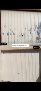 Photo de galerie - Peinture porte de garage 