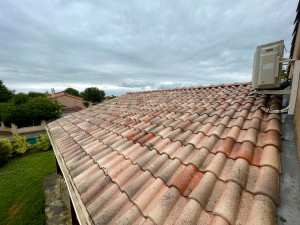 Photo de galerie - Nettoyage toiture après