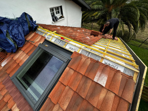 Photo de galerie - Remplacement couverture, Velux, isolation, Zinguerie