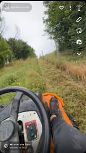 Photo de galerie - Débroussaillage pente difficile 