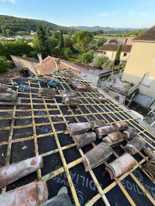 Photo de galerie - Reprise de toiture 