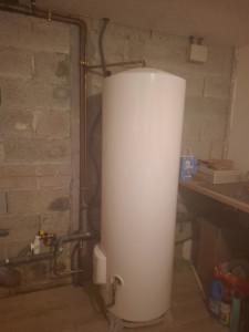 Photo de galerie - Pose d’un chauffe-eau