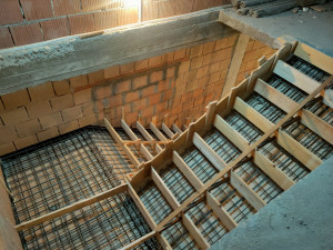 Photo de galerie - Escalier en béton armé sur mesure 
