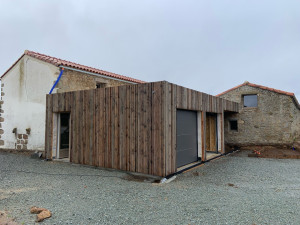 Photo de galerie - Réalisation d’une extension en ossature bois