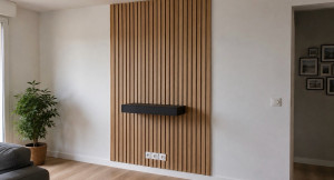 Photo de galerie - Pose crédence et étagère 