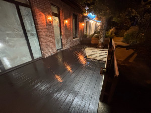 Photo de galerie - Réalisation du terrasse en composite 