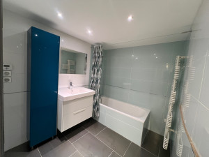 Photo de galerie - Pose carrelage salle de bain 