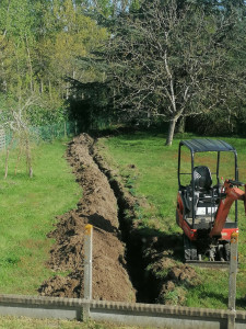 Photo de galerie - Réalisation de tranchées
