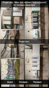Photo de galerie - Regroupement des tableaux électrique 
