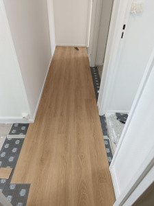 Photo de galerie - Pose parquet pvc 