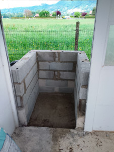Photo de galerie - Pose muret de 5 rangées pour un de mes clients sur Arenthon 