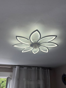 Photo de galerie - Pose de ventilateur de plafond avec point lumineux 
