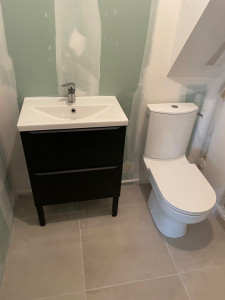 Photo de galerie - Simple vasque sur meuble 