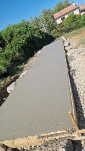 Photo de galerie - Coulage d'une chape 